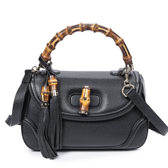 Gucci Handbags - Gucci Bamboo Top Handle Flap